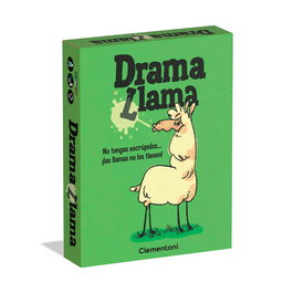Clementoni Jeu de cartes Drama Llama 55637 en espagnol pour fêtes, jeux rapides et simples - À partir de 10 ans
