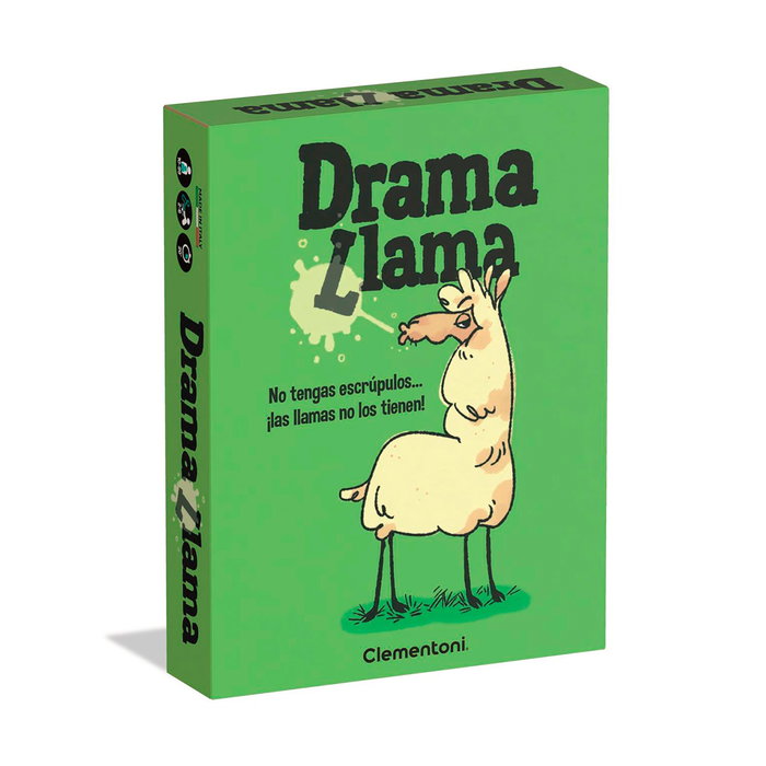 Clementoni Jeu de cartes Drama Llama 55637 en espagnol pour fêtes, jeux rapides et simples - À partir de 10 ans Clementoni Jeu de cartes Drama Llama 55637 en espagnol pour fêtes, jeux rapides et simples - À partir de 10 ans