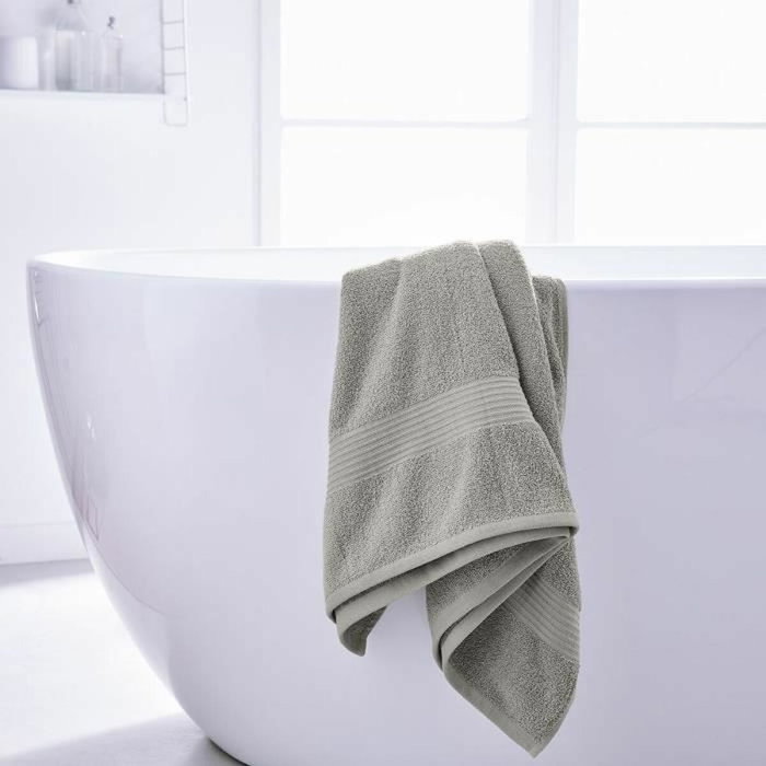 Today Essential - Maxi drap de bain 90x150 cm, 100% coton 450 g/m², coloris dune, douceur exceptionnelle