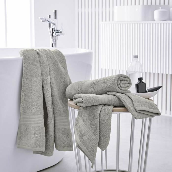Today Essential - Maxi drap de bain 90x150 cm, 100% coton 450 g/m², coloris dune, douceur exceptionnelle