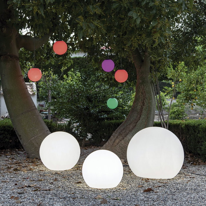 New Garden Buly 40 Lampe de Jardin Ronde Blanche