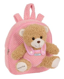 Safta Sac à dos préscolaire avec ourson 23 x 27 x 7.5 cm pour enfant de 3 ans