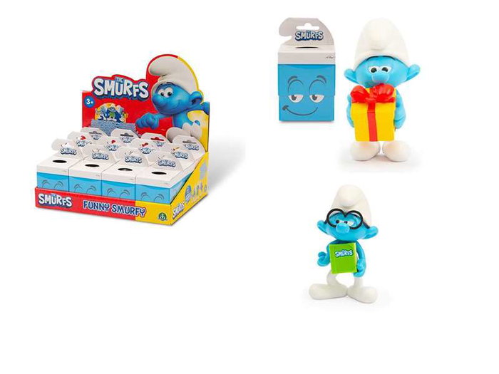 Famosa Figurine Surprise Les Schtroumpfs Divertissants 8 cm - Modèles Assortis