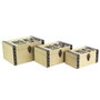 Totally Addict JGO. 3 BAÚLES YUTE - Ensemble de 3 coffres style industriel