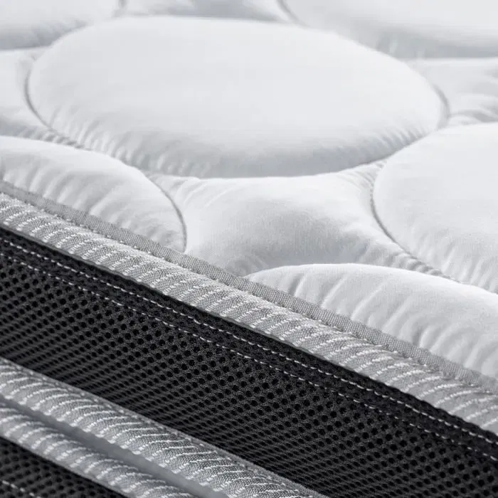 Deko Dream Surmatelas Micro DREAM - 140x190 cm - 7 cm d'épaisseur - Mousse polyuréthane et coutil microfibres pour un sommeil confortable