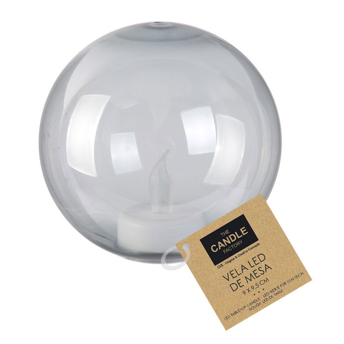 The Candle Factory Bougie LED de table 9x9,5 cm
