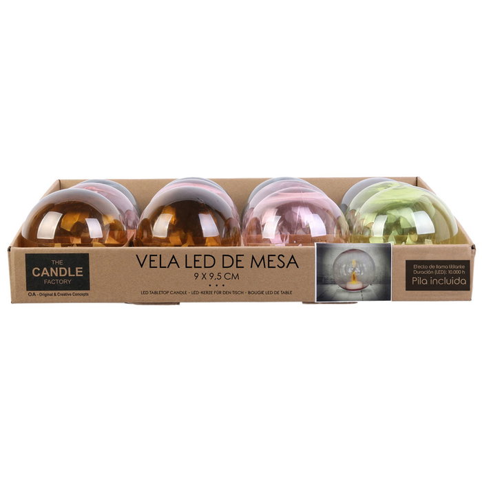The Candle Factory Bougie LED de table 9x9,5 cm