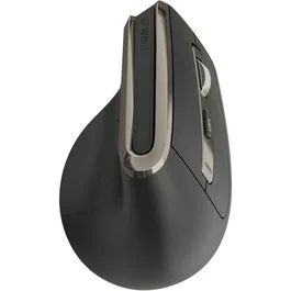YENKEE YMS 5040 Souris sans fil ergonomique verticale avec connectivité 2.4 GHz et Bluetooth, 3200 DPI, commutateurs silencieux, batterie rechargeable 500 mAh pour usage bureau