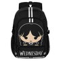 Karactermania MIÉRCOLES Fight FAN 2.2 Cute, Sac à dos urbain léger 44x31x18 cm en ripstop, compartiments et adaptateur trolley