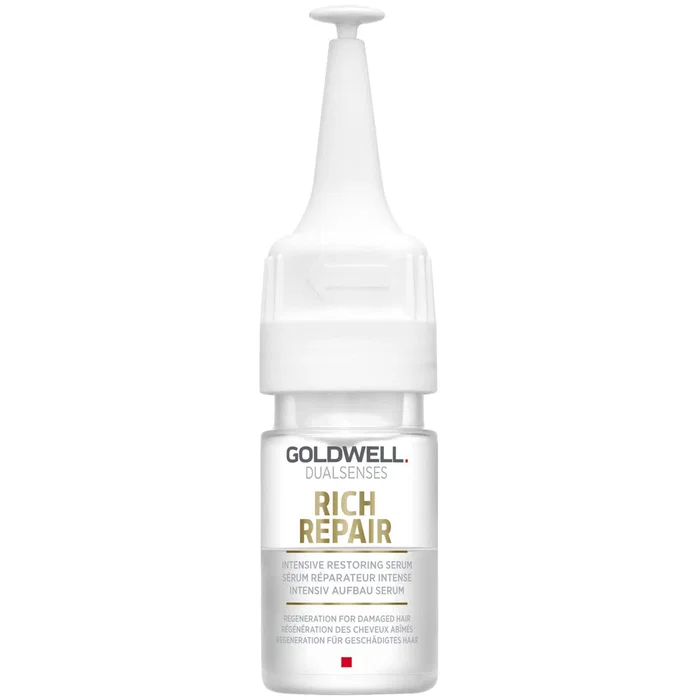 Goldwell Dualsenses Rich Repair Sérum de traitement en ampoules, 12 x 18 ml Goldwell Dualsenses Rich Repair Sérum de traitement en ampoules, 12 x 18 ml