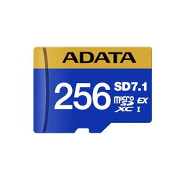 ADATA Extreme microSDXC 256GB SD7.1 SD Express Carte Mémoire V30 U3 Lecture 800 Mo/s Écriture 700 Mo/s pour 4K