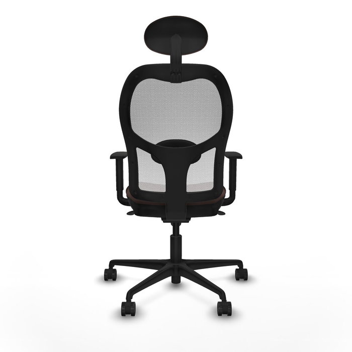 Piqueras y Crespo Chaise de Bureau 1D036N1 Blanc Brun foncé