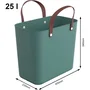 Rotho Mypet Cabas ALBULA 25L - Vert de gui - 100% Recyclable - Capacité 40 kg - Idéal courses, pique-nique, voyages