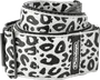 Dunlop Correa Dunlop Guit/ Bajo Jacquard - Ice Cat Dunlop, sangle guitare/basse jacquard haute qualité, motif Ice Cat, extrémités cuir