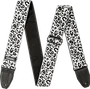 Dunlop Correa Dunlop Guit/ Bajo Jacquard - Ice Cat Dunlop, sangle guitare/basse jacquard haute qualité, motif Ice Cat, extrémités cuir