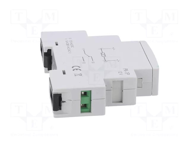 F&F Relais d'installation monostable SPDT 12V AC/DC