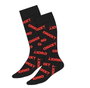 Cerdá Chaussettes Chucky avec Design Chucky pour Adulte - Noir - Taille 38/45 (Pointures 35-45)