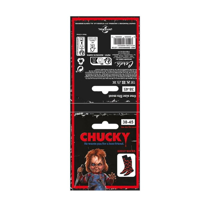 Chaussettes Chucky black 38-45