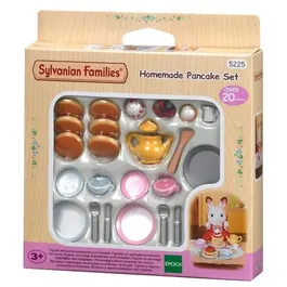 Sylvanian Families - Set de Goûter Pancake - Accessoires de Cuisine pour Enfants avec Poêle, Théière, Vaisselle et Accessoires - Dès 3 Ans