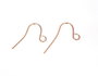 Innspiro Boucles d'oreilles métalliques dorées style hippie crochet ouvert, lot de 10
