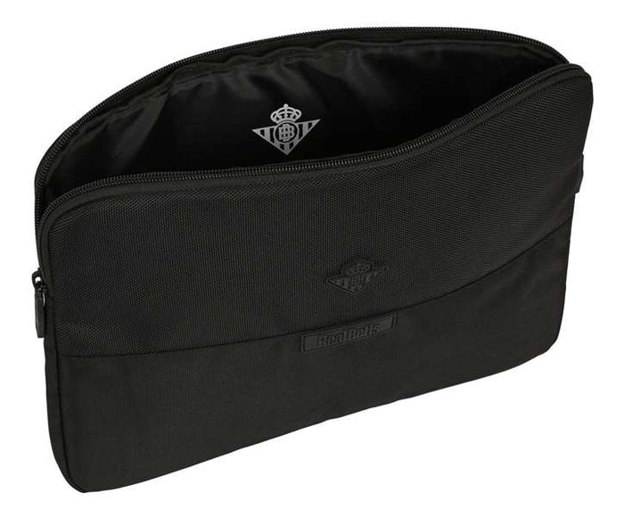 Safta Funda pour ordinateur portable 14 pouces Real Betis Balompie Premium, housse 34x25x2 cm en nylon 900D et PU
