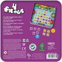 Cayro Jeu 4 en ligne Frogs en bois avec boîte métallique - 8 pièces pour 2 joueurs - 19x19x3,5 cm - Version multilingue (français inclus)