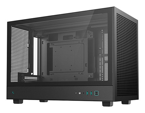 Deepcool CH260 Boîtier PC Gaming Micro Tour Noir Verre Trempé ABS mATX/ITX