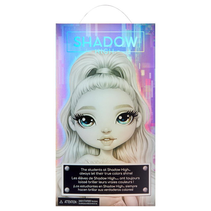 MGA Shadow High Natasha Zima 570608 - Poupée avec yeux de cristal, cheveux ondulés blancs et mode détaillée, pour enfants 6 ans et plus