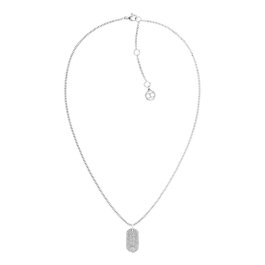 Tommy Hilfiger Collier en Acier Inoxydable Gris