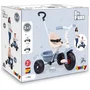 Smoby Tricycle Be Fun Bleu Évolutif - Cadre Acier, Siège et Canne Réglables, Roue Libre, Benne Basculante