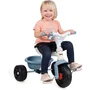 Smoby Tricycle Be Fun Bleu Évolutif - Cadre Acier, Siège et Canne Réglables, Roue Libre, Benne Basculante