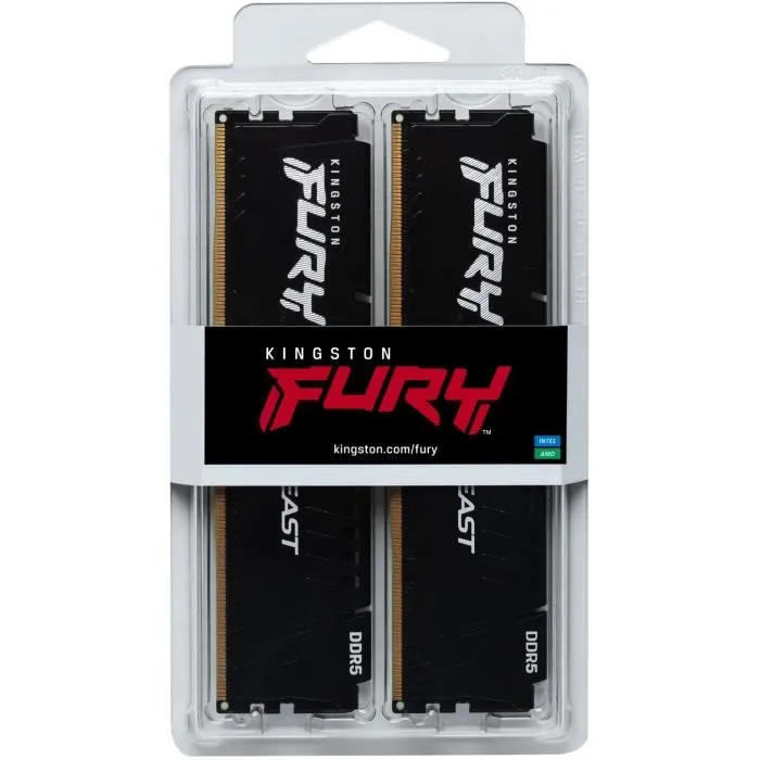 Kingston FURY Beast DDR5 16 Go (2 x 8 Go) 6000 MT/s CL30