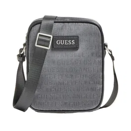 Guess Dan Sac bandoulière en textile noir pour hommes