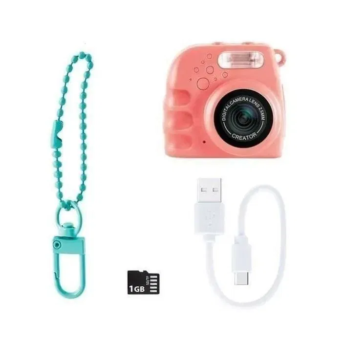 Canal Toys CLK 06 Appareil Photo et Vidéo Numérique Mini Instant pour Enfants - 1 Go, Rechargeable, Porte-clés, Écran, Filtres - Photo Creator