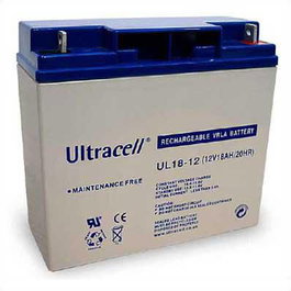 Ultracell Batterie 12 V Rechargeable Sans Entretien F3/F12, 77 x 181.5 x 167.5 mm, Technologie de Recombinaison d'Oxygène