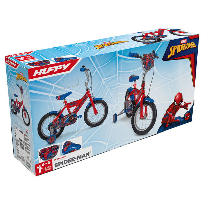 Toimsa Bicicleta Spiderman Huffy 14 pouces (4/6 ans)