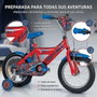 Huffy Bicicleta Spiderman 14" (4/6 ans) - Version Espagnol - Vélo Enfant