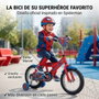 Huffy Bicicleta Spiderman 14" (4/6 ans) - Version Espagnol - Vélo Enfant