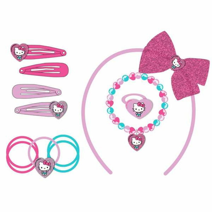 Ensemble d'accessoires Hello Kitty Rose