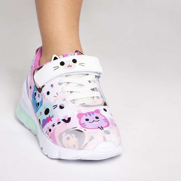 Gabby's Dollhouse Chaussure de sport à semelle légère en EVA avec lumières - Taille 25 - Rose - Réf. T025 Gabby's Dollhouse Chaussure de sport à semelle légère en EVA avec lumières - Taille 25 - Rose - Réf. T025