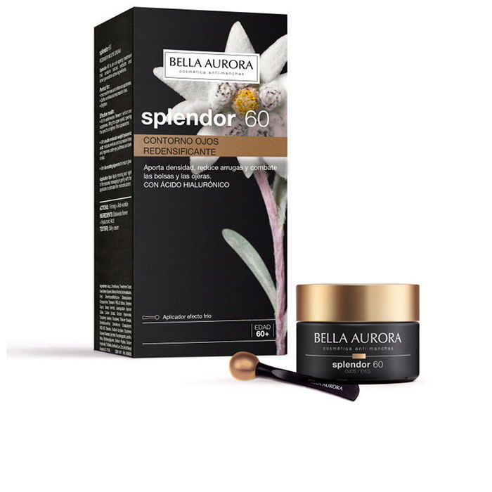 Bella Aurora SPLENDOR 60 Contour des Yeux Redensifiant 15 ml - Anti-rides, Poches et Cernes, Acide Hyaluronique Bella Aurora SPLENDOR 60 Contour des Yeux Redensifiant 15 ml - Anti-rides, Poches et Cernes, Acide Hyaluronique