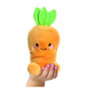 AURORA Peluche Zanahoria Palm Pals 13 cm - Peluche douce en forme de carotte