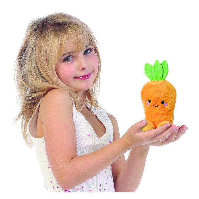 AURORA Peluche Zanahoria Palm Pals 13 cm - Peluche douce en forme de carotte