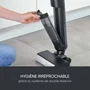 Severin SC7177 - Nettoyeur vapeur sans fil 150 W pour sols - Autonomie 20 min, réservoir 400 ml - Lave, rince et sèche en un passage - Noir/Gris