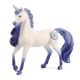 Schleich Figurine Bayala - Licorne Mandala, étalon - Jouet de collection - Dès 5 ans