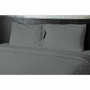 Home Linge Passion Drap plat en microfibre Gris anthracite 180 x 290 cm