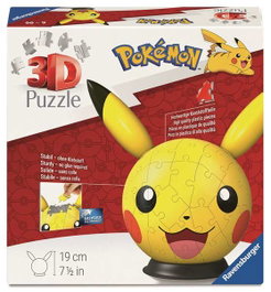 Ravensburger Puzzle 3D Pokémon Pikachu avec Oreilles 72 Pièces dès 6 ans