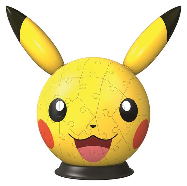 Ravensburger Puzzle 3D Pokémon Pikachu avec Oreilles 72 Pièces dès 6 ans Ravensburger Puzzle 3D Pokémon Pikachu avec Oreilles 72 Pièces dès 6 ans