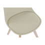 Chaise DKD Home Decor Beige Naturel Mousse polypropylène Bois de hêtre Polyuréthane 48 x 54 x 82 cm 48 x 55 x 83 cm