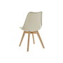 Chaise DKD Home Decor Beige Naturel Mousse polypropylène Bois de hêtre Polyuréthane 48 x 54 x 82 cm 48 x 55 x 83 cm